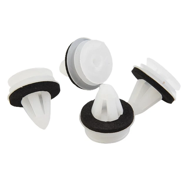 High Quality 50*Car Door Panel Trim Push Pin Rivet Clip Fastener Retainer White