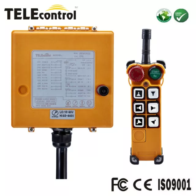 Multiple Control Eot Crane Industrial Wireless Radio Remote Controller F26-C3