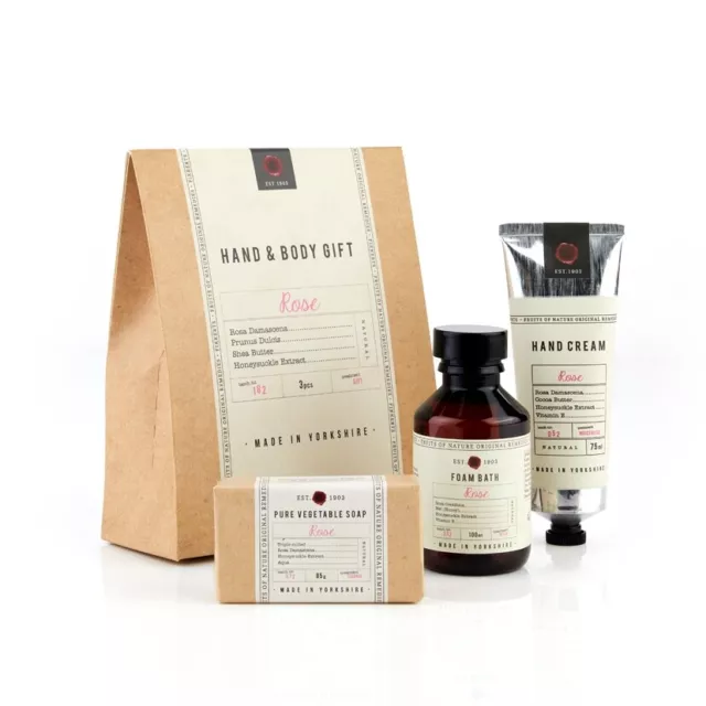 Fikkerts Yorkshire Rose Hand & Body Gift Set