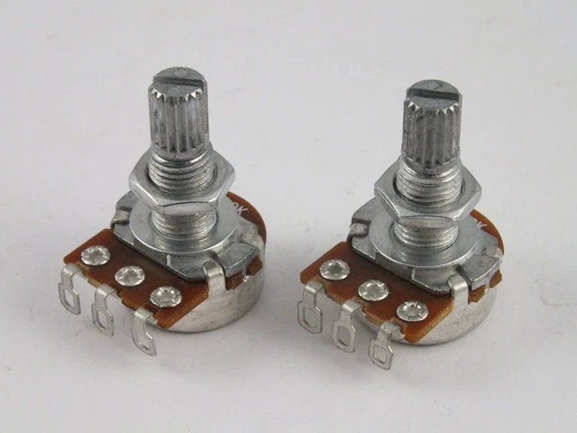 MINI POTS LOG Un Ou Linéaire B 500k Volume Ton Potentiomètres pour ...