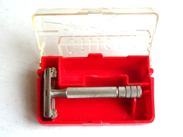 Vintage Gillette Super Speed TTO DE Safety Razor With Case No Date Code, 1940's 3