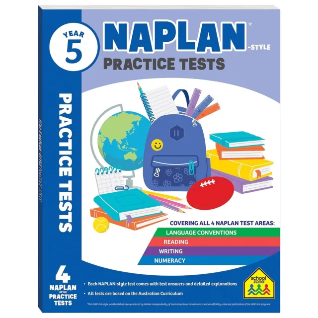 Year 5 NAPLAN*-style Practice Tests - AU