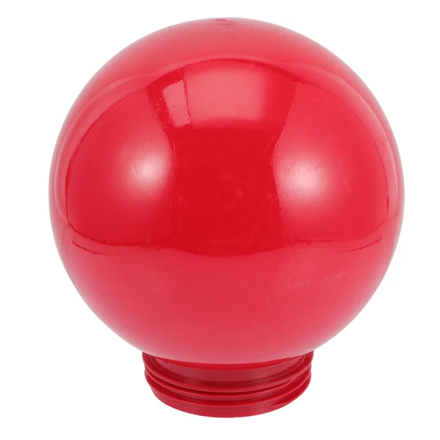 2 Paralumi Sferici In Plastica Bianca Per Lampade Esterne – Diametro 15 Cm, Fissaggio Da Parete