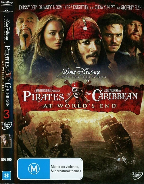 PIRATES OF THE Caribbean: At World's End DVD (Region 4) VGC Walt Disney ...