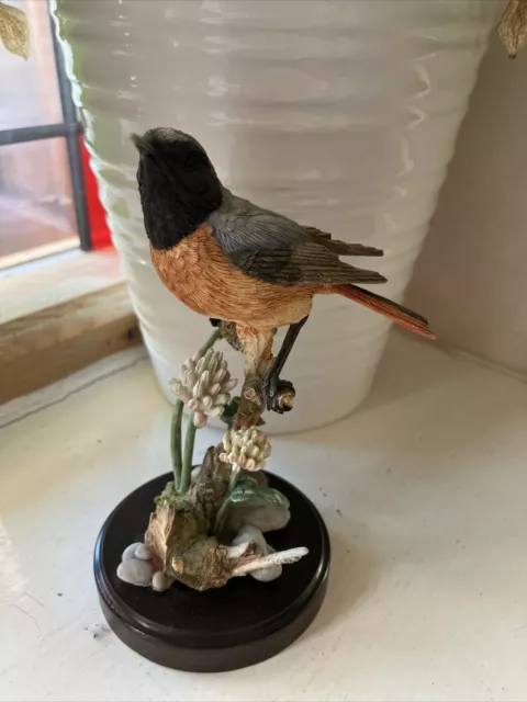 Country Artists Broadway Birds 04752 Redstart On Clover Hand Painted Figurine