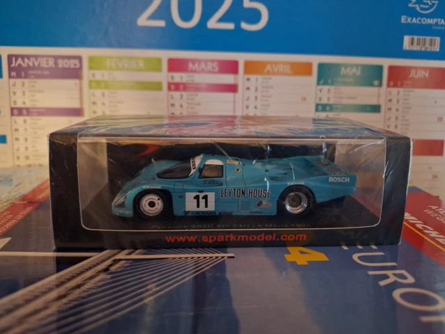 Spark Porsche 962C #11 Leyton House 4th Le Mans 1987 1/43 Scale