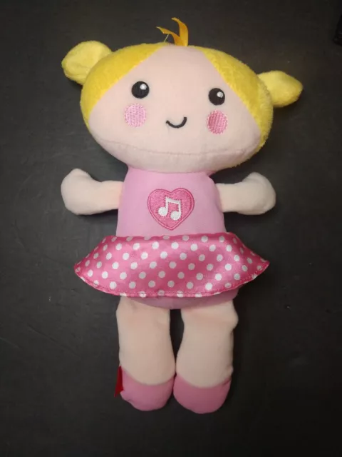 FISHER PRICE MY FIRST SILLY & SWEET BABY DOLL Sounds Music Soft Plush Doll 2013