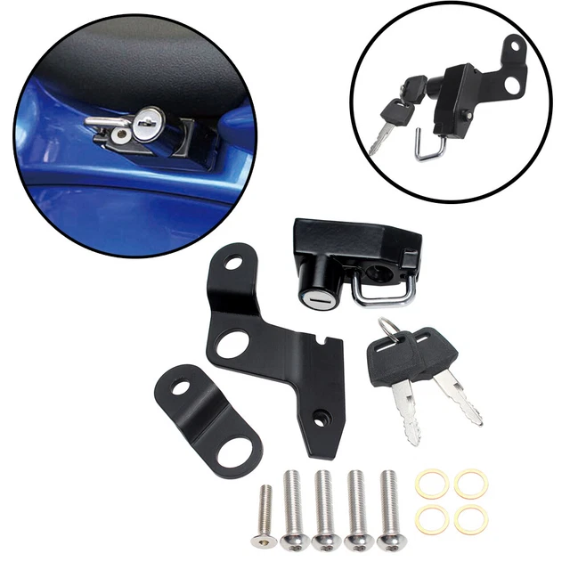 Helmet Lock  Stainless Steel Anti-Theft Kit for SUZUKI GSX1300R Hayabusa 2008