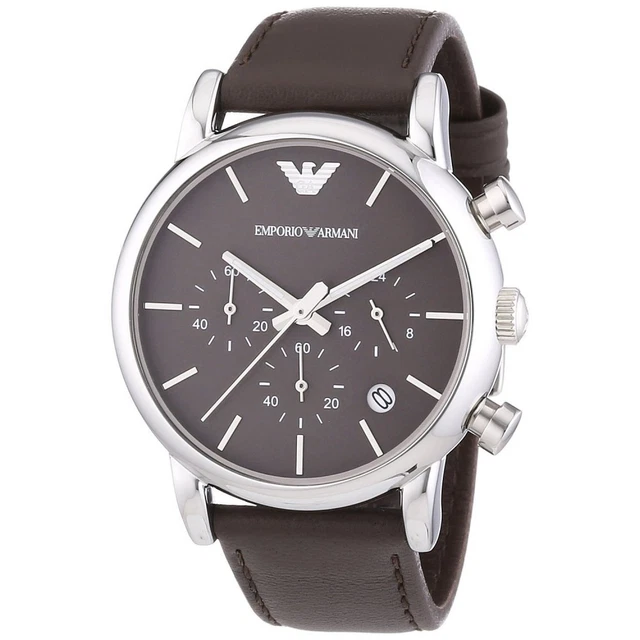 Orologio armani cinturino online pelle