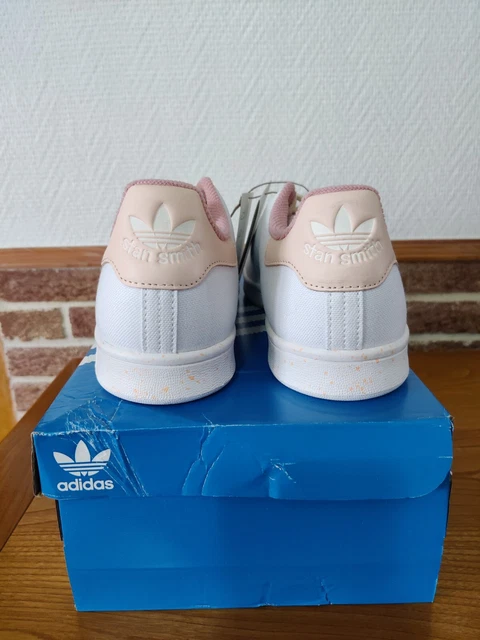 ADIDAS STAN SMITH White Pink Tint GZ5019 Size UK 9 5 EU 44