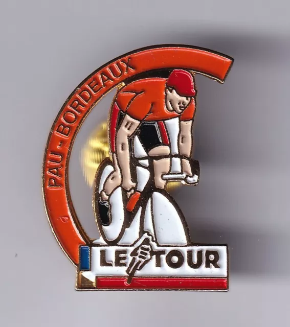 Rare Pins Pin's .. Velo Cyclisme Cycling Tour De France 1992 Pau Bordeaux ~Fh