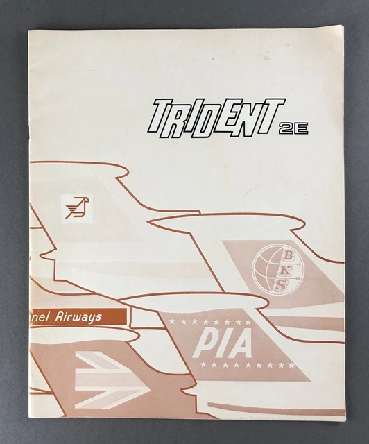 Trident 2E Technical Manufacturers Sales Brochure Bea Cutaway Seat Plans