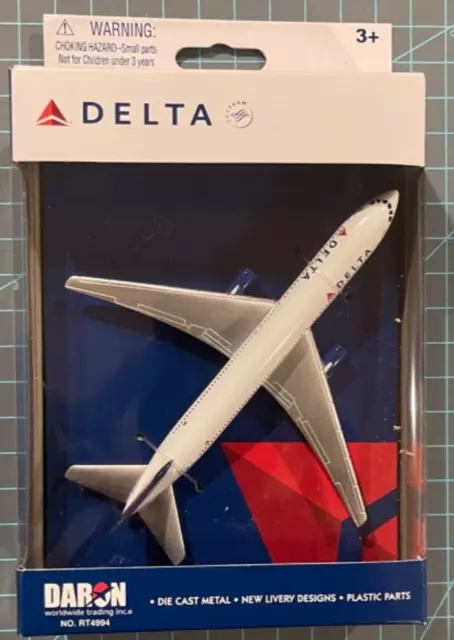 Delta Airlines (Daron) Die Cast  Aircraft Model# RT4994