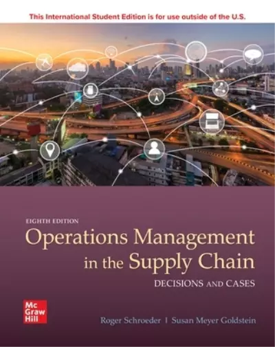 Roger Schroeder Sus ISE OPERATIONS MANAGEMENT IN THE SUPPLY CHAIN: DECIS (Poche)