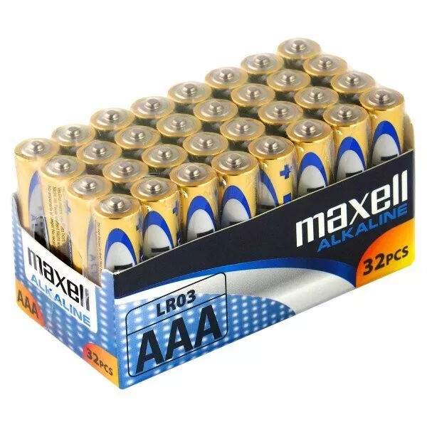Piles boutons alcaline 1.5V G3/LR41,G10/LR1130,G13/LR44 de marque MAXELL