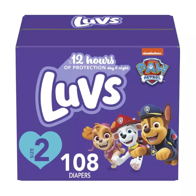 Luvs Diapers Size 2; 108 Count