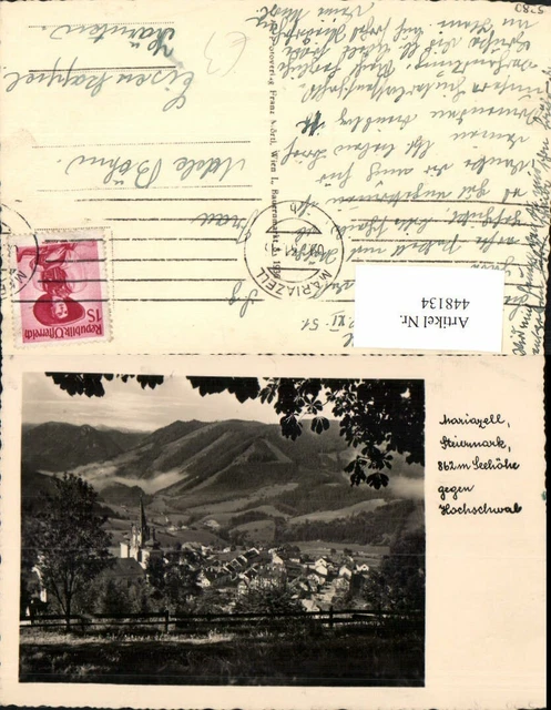 448134,Mariazell Totale geg. Hochschwab