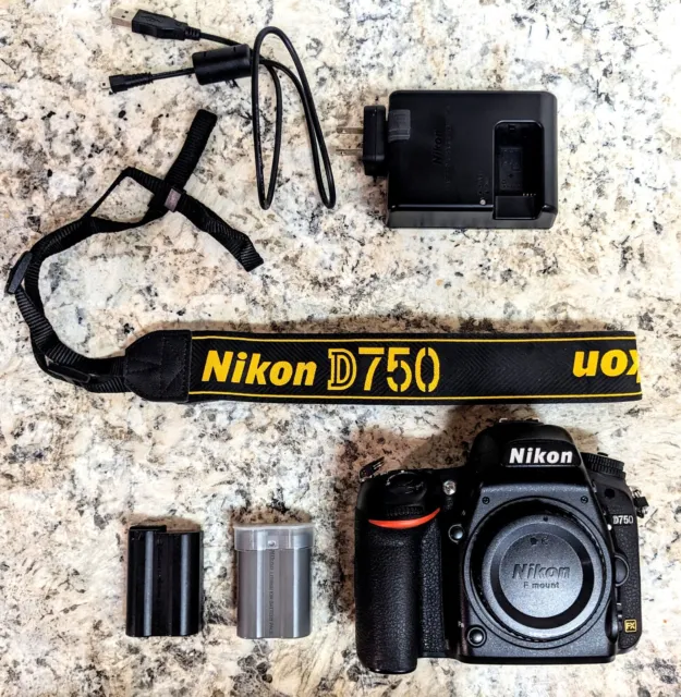 Nikon D750 24.3MP Full Frame Digital SLR Camera Body [Near Mint With Box] 2