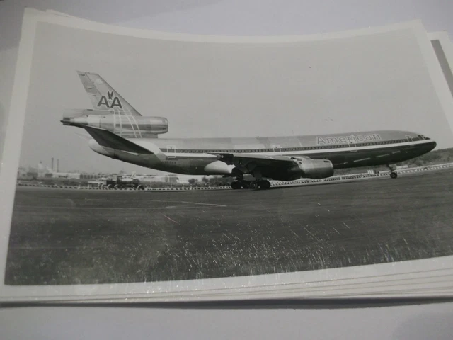 OLD PHOTO DOUGLAS DC-10 = AMERICAN AIRLINES N103AA £3.00 - PicClick UK