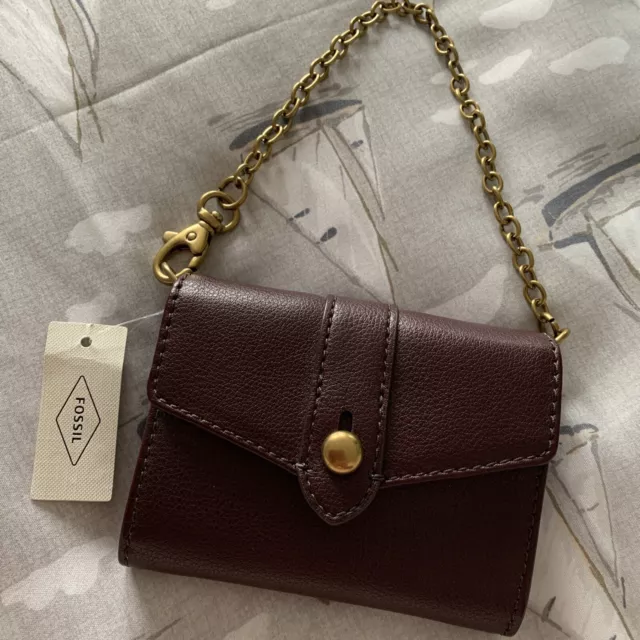 Fossil chain wallet cheap