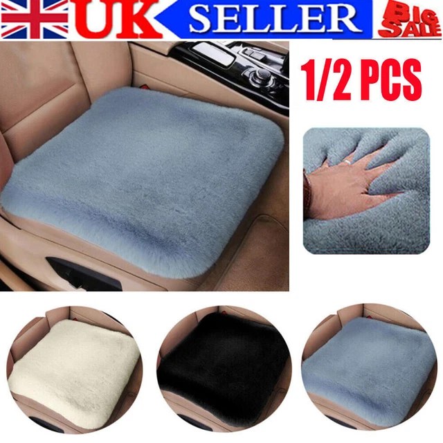 1/2Pcs Car Seat Cover Front Rear Cushion Plush Pad Protector Mat Warm Universal