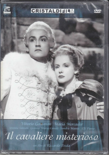 DVD LE CHEVALIER MYSTÉRIEUX avec Vittorio Gassman nouveau 1948
