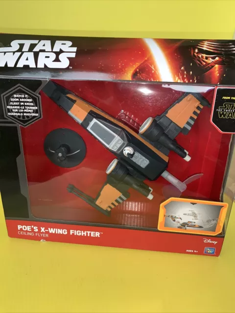 Disney Store Exclusive Star Wars Poe's X wing fighter  NIB (Box2)