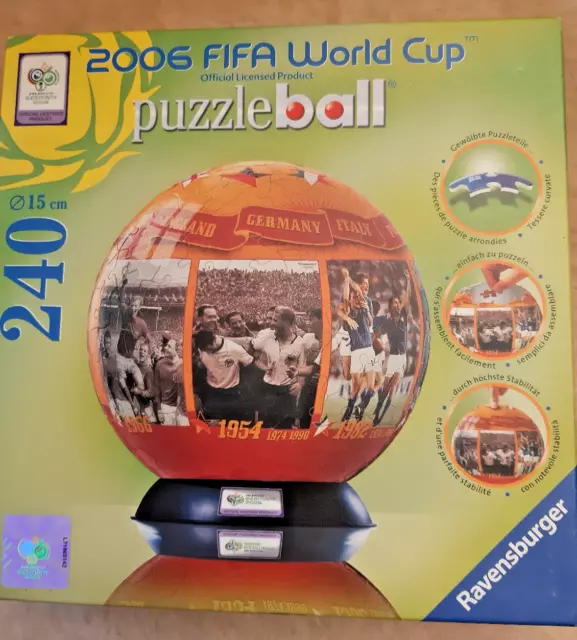 Puzzle Ball 2006 FIFA World Cup, 240 Teile, ca. 15 cm Ø