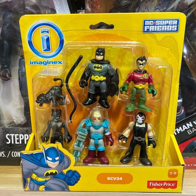 Imaginext Dc Super Friends 5 Pack Figures Batman, Catwoman,Robin "New in Box"