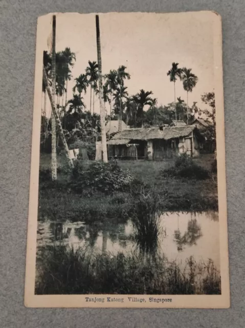 Singapore - Tanjong Katong Village - Vintage postcard