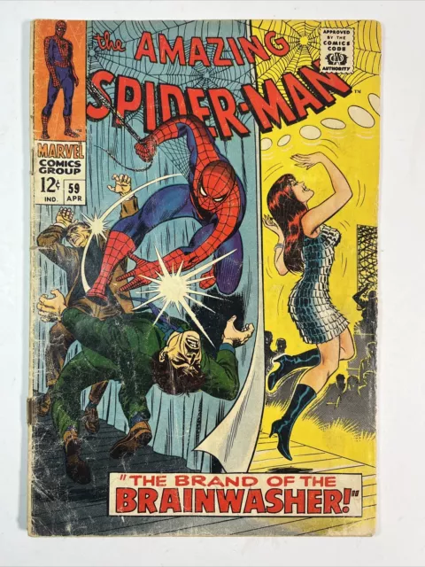 Marvel Comics Amazing Spider-Man 1968 #59 1st Mary Jane Cover Romita Sr