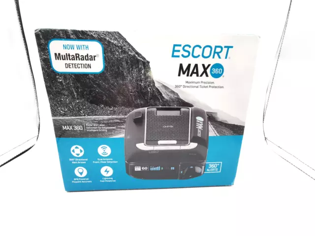 Escort Max 360 Radar Detector *New Ob*
