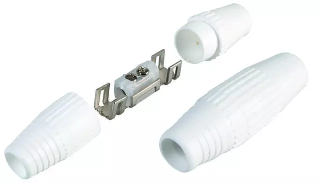 TV Aerial Satellite Coax Coaxial Cable Line Coupler Joiner