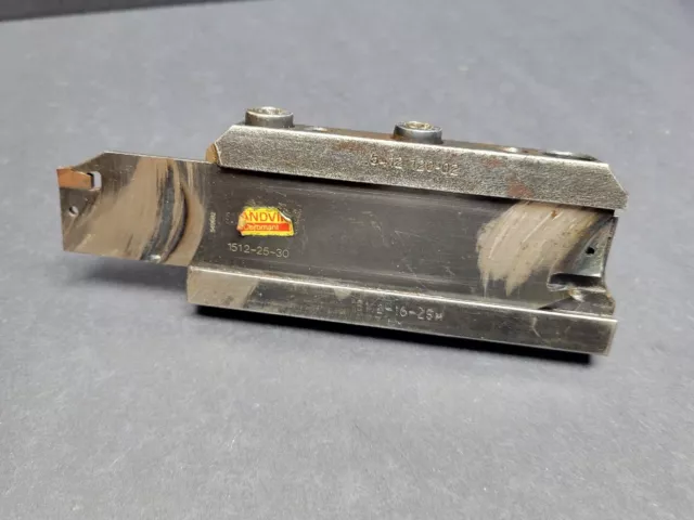 Sandvik Indexable Parting Blade & 1" Sh. Tool Block Holder Machinist Lathe