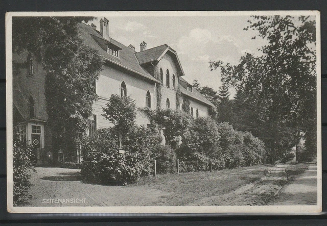 AK Rewahl Kr. Greifenberg (Pommern), Kinder-Seehospiz, Seitenansicht, gelaufen