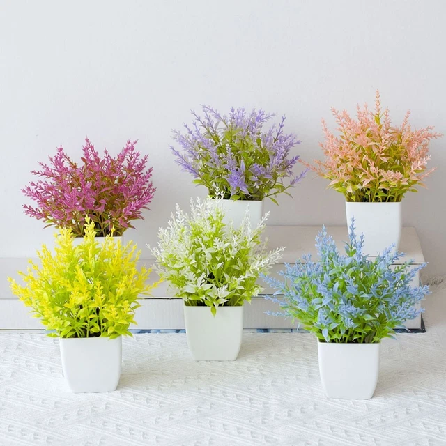 Ercheng 6 piante artificiali di vischio, 20 cm di vischio natalizio da appendere, piante finte da appendere con frutti di bosco per decorazioni