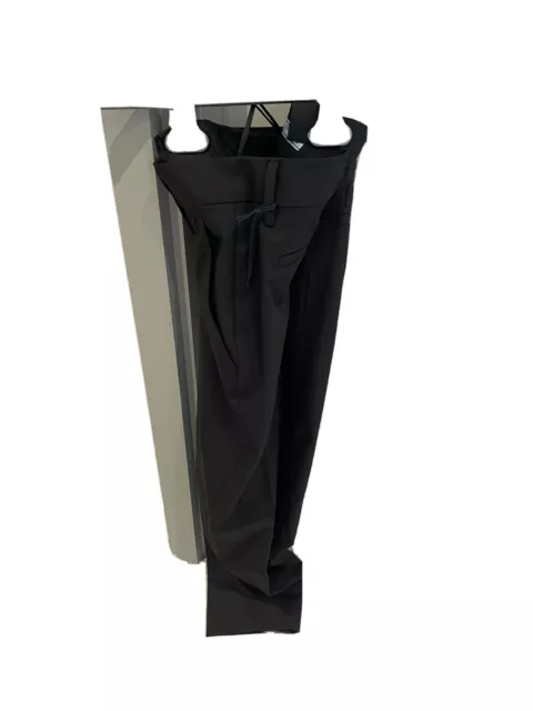 Ladies Black Prada straight trousers - size 10