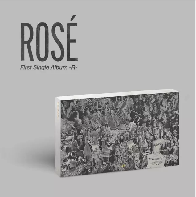 BLACKPINK ROSE R First Single Album CD+PhotoBook+LyricsCard+StickerSet ...