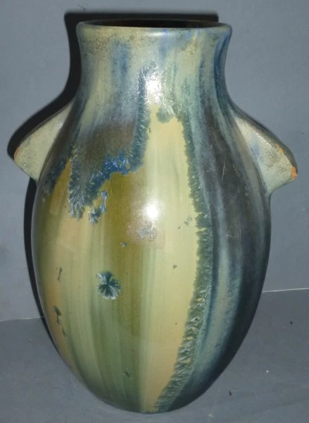 Vase A Oreilles Pierrefonds En Grès Ancien