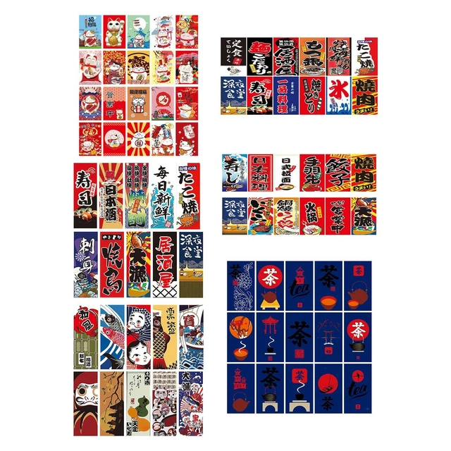 Harilla – Guirlande De Drapeaux Japonais Suspendus 2 Mètres – Bannière Carpe En Polyester Décorative Pour Bar, Izakaya Et Maison – Style Nippon Authentique