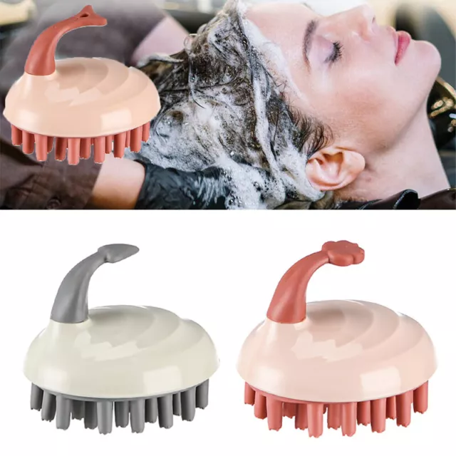 Silicone Shampoo Cute Doccia Corpo Lavaggio Capelli Massaggio Massager Pettine -