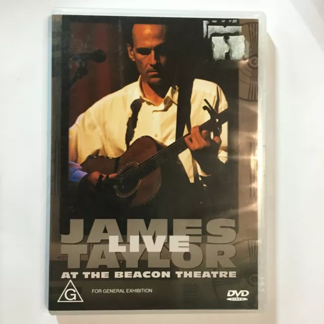 James Taylor - Live At The Beacon Theatre - Dvd - R4 - Vgc - Free Post