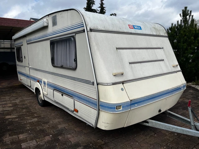 Wohnwagen Wilk CI deluxe mit neuwertigem Vorzelt und Markise