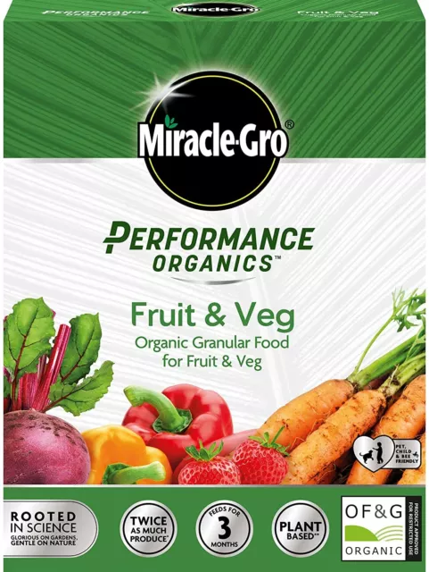 Miracle-Gro Performance Organics Fruit & Veg Plant Food 1Kg