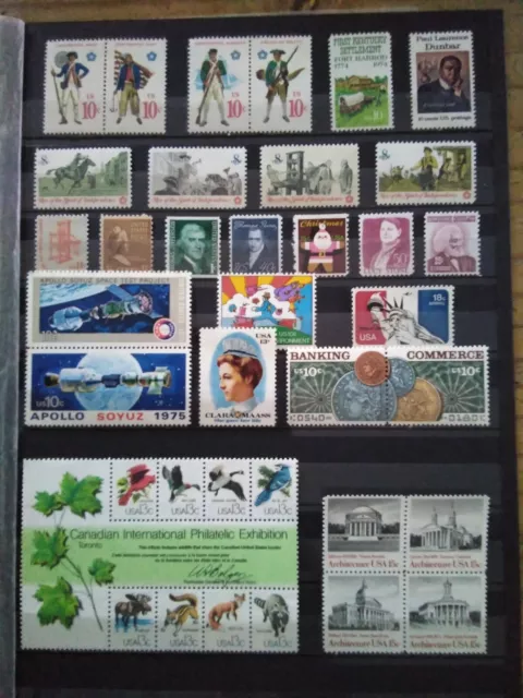 Lot De Timbres Etats Unis Neufs**