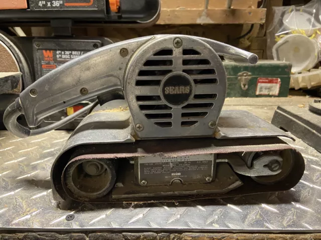 Vintage Sears Craftsman 3” Belt Sander Model 315.22420 (7 Amp) Made In USA (C)