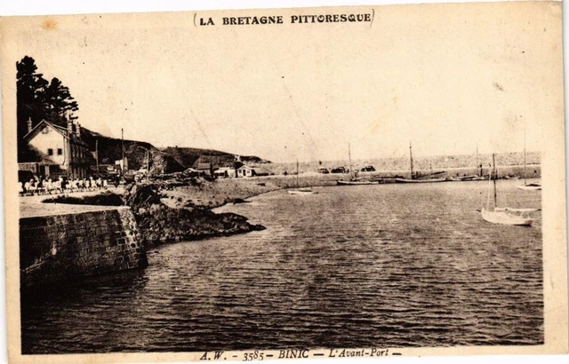 Carte Postale Ancienne Binic - Vue De L'arrivée (Côtes D'Armor) 22