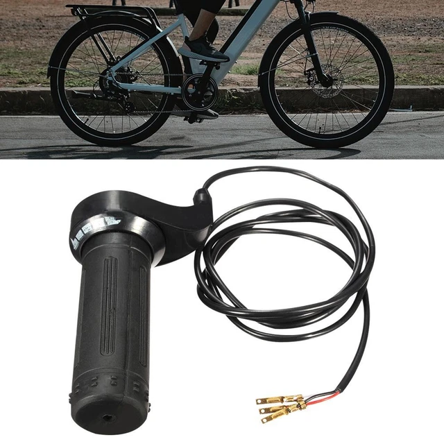 Poignée Accélérateur Vélo électrique Avec écran LED - Régulateur Torsion 4 Couleurs