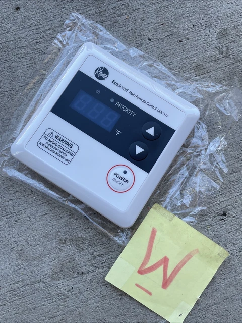 RHEEM UMC-117 TANKLESS Water Heater Wall Remote Controller (RTG20006DW)*New  $0.99 - PicClick
