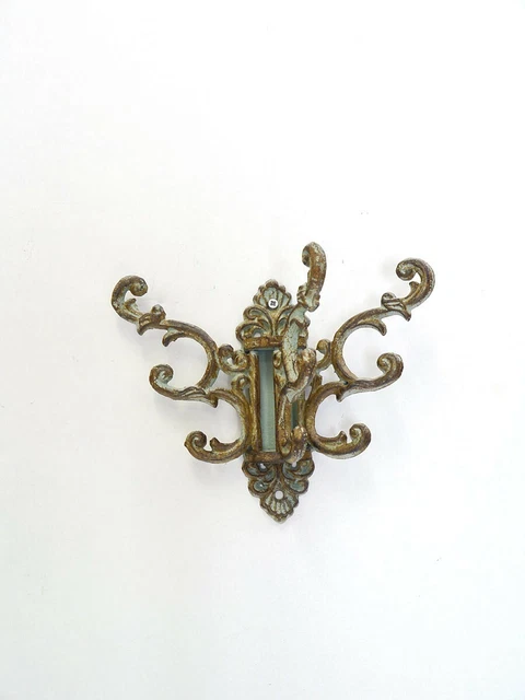 Garderobe Wandgarderobe Garderobenhaken 3-armig brüniert H 18 cm (5471)